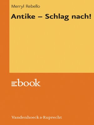 cover image of Antike – Schlag nach!